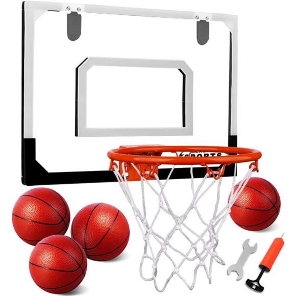 Indoor Mini Basketball Hoop Set with 3 Balls for Kids and Adults - Pro Mini - Picture 1 of 7
